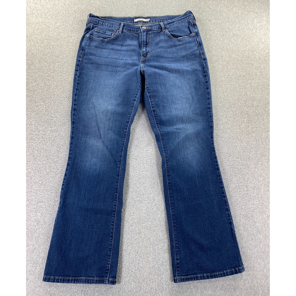 Levi's 515 Boot Cut Women's Size 14M Denim Blue Jeans Medium Wash Stretch 34x30‎